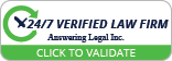 24/7 Verified Law Firm | Answering Legal Inc. | Click To Validate